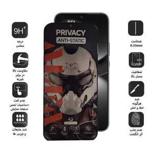 محافظ صفحه نمایش حریم شخصی اپیکوی مدل Alpha مناسب برای گوشی موبایل  هوآوی Pura 70 Pro/ Pura 70 Ultra / Nova 12S/ Nova 12i