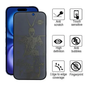 محافظ صفحه نمایش حریم شخصی اپیکوی مدل wukong privacy مناسب برای گوشی موبایل اپل iPhone 16/15/14 Pro