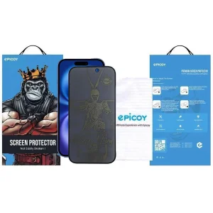 محافظ صفحه نمایش حریم شخصی اپیکوی مدل wukong privacy مناسب برای گوشی موبایل اپل iPhone 16/15/14 Pro