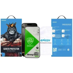 محافظ صفحه نمایش اپیکوی مدل Ultra Strong Glass مناسب برای گوشی موبایل اپل iPhone 16 Pro