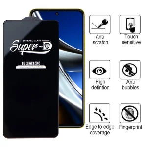 محافظ صفحه نمایش اپیکوی مدل Super 5D مناسب برای گوشی موبایل شیائومی Poco X4 Pro 5G / Poco F3 / Redmi K40 / K40 Pro / K40 Pro Plus / Mi11i / Mi11X / Mi 11 X Pro