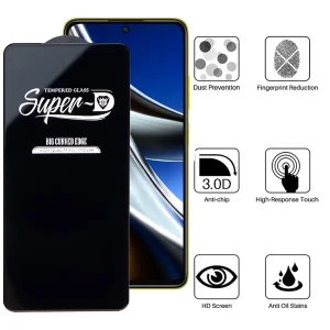 محافظ صفحه نمایش اپیکوی مدل Super 5D مناسب برای گوشی موبایل شیائومی Poco X4 Pro 5G / Poco F3 / Redmi K40 / K40 Pro / K40 Pro Plus / Mi11i / Mi11X / Mi 11 X Pro
