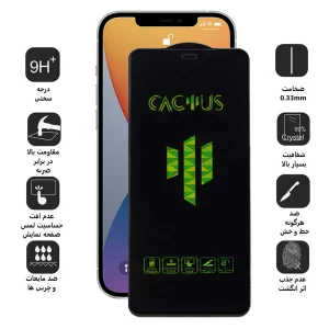 محافظ صفحه نمایش اپیکوی مدل Cactus مناسب برای گوشی موبایل اپل iPhone 12 Pro / 12