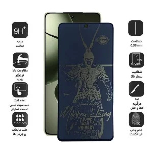 محافظ صفحه نمایش حریم شخصی اپیکوی مدل Wukong Privacy مناسب برای گوشی موبایل شیائومی F7 Ultra /F7 Pro /Redmi Note 14s