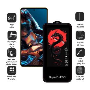 محافظ صفحه نمایش اپیکوی مدل Dragon ESD مناسب برای گوشی موبایل شیائومی Poco X5 Pro / X5 / X4 Pro 5G / X3 Pro / X3 NFC / X3 / X2