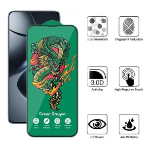 محافظ صفحه نمایش اپیکوی مدل Green Dragon ExplosionProof مناسب برای گوشی موبایل شیائومی 14T Pro / 14T / Redmi K70 Ultra