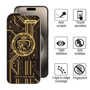 محافظ صفحه نمایش حریم شخصی اپیکوی مدل Wotaer Privacy مناسب برای گوشی موبایل اپل  iPhone 15 Pro Max