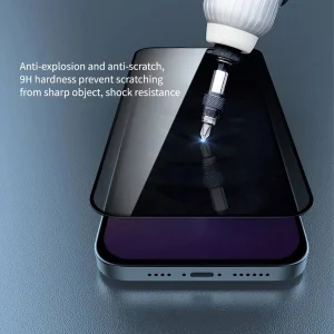 محافظ صفحه نمایش حریم شخصی اپیکوی مدل Wotaer Privacy مناسب برای گوشی موبایل اپل  iPhone 15 Pro Max