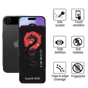 محافظ صفحه نمایش اپیکوی مدل Red Dragon ESD مناسب برای گوشی موبایل اپل iPhone 17 Air