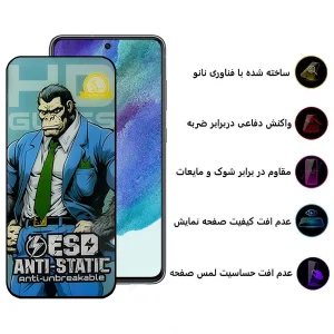 محافظ صفحه نمایش اِپیکوی مدل Gorilla ESD مناسب برای گوشی موبایل سامسونگ Galaxy S21 FE 5G