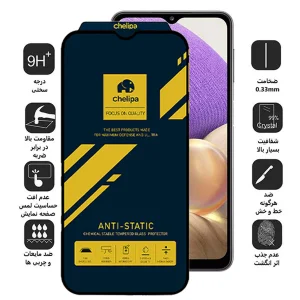 محافظ صفحه نمایش اپیکوی مدل Chelipa Anti-Static مناسب برای گوشی موبایل سامسونگ Galaxy A23/A13/A12/A32 5G/M12/M32 5G/A03s/A03/A03 Core/A02s/A02/A12 Nacho