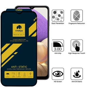 محافظ صفحه نمایش اپیکوی مدل Chelipa Anti-Static مناسب برای گوشی موبایل سامسونگ Galaxy A23/A13/A12/A32 5G/M12/M32 5G/A03s/A03/A03 Core/A02s/A02/A12 Nacho
