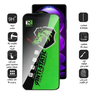 محافظ صفحه نمایش اپیکوی مدل Rhino Robix مناسب برای گوشی موبایل شیائومی Redmi Note 12 Explorer/Note 12 Discovery/Note 12 Pro Speed/Note 12R Pro/Note 12 Turbo