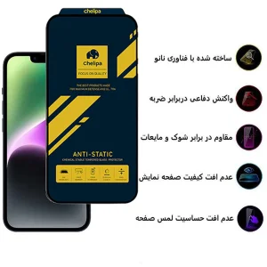محافظ صفحه نمایش اپیکوی مدل Chelipa Anti-Static مناسب برای گوشی موبایل اپل iPhone 13 Pro Max/14 Plus