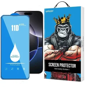 محافظ صفحه نمایش 11D اپیکوی مدل Blue ESD مناسب برای گوشی موبایل اپل iPhone 17 Pro Max