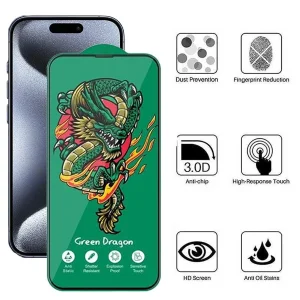 محافظ صفحه نمایش اپیکوی مدل Green Dragon ExplosionProof مناسب برای گوشی موبایل اپل iPhone 16 Pro Max