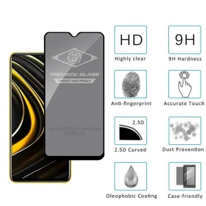 محافظ صفحه نمایش حریم شخصی اپیکوی مدل PvSight مناسب برای گوشی موبایل شیائومی Poco M3/ Redmi Note 9 4G/ Redmi Note 9 Power/ Redmi Note 9T