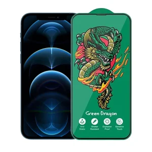 محافظ صفحه نمایش اپیکوی مدل Green Dragon ExplosionProof مناسب برای گوشی موبایل اپل iPhone 12 Pro Max