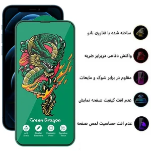 محافظ صفحه نمایش اپیکوی مدل Green Dragon ExplosionProof مناسب برای گوشی موبایل اپل iPhone 12 Pro Max