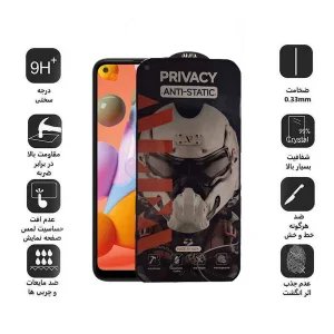 محافظ صفحه نمایش حریم شخصی اپیکوی مدل Alpha مناسب برای گوشی موبایل سامسونگ Galaxy A11 / M11