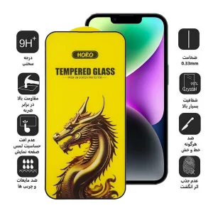 محافظ صفحه نمایش اپیکوی مدل Golden Dragon مناسب برای گوشی موبایل اپل iPhone 13 / 13 Pro/ 14