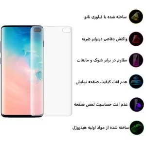 محافظ صفحه نمایش اپیکوی مدل Hydrogel مناسب برای گوشی موبایل سامسونگ Galaxy S10 Plus