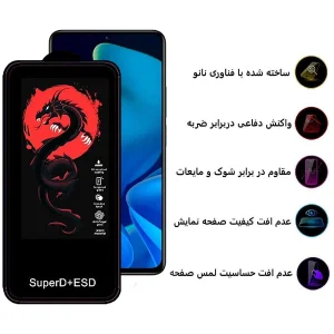 محافظ صفحه نمایش اپیکوی مدل Dragon ESD مناسب برای گوشی موبایل شیائومی 11i HyperCharge 5G  / Mi 11X Pro / Mi 11X / 11i / Mi 10i 5G