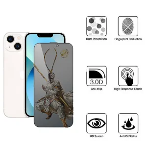 محافظ صفحه نمایش حریم شخصی اپیکوی مدل Black Myth Privacy مناسب برای گوشی موبایل اپل 14 / iPhone 16e  / 13 / 13 Pro