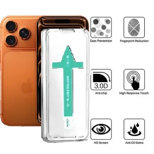 محافظ صفحه نمایش اپیکوی مدل Xundd Axe Easy install مناسب برای گوشی موبایل اپل iPhone 17 Pro / 17 / 16 Pro