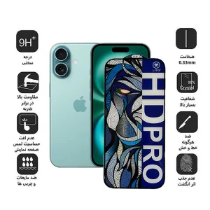 محافظ صفحه نمایش اپیکوی مدل Lion HD Pro مناسب برای گوشی موبایل اپل  iPhone 17 Pro / 17 / 16 Pro
