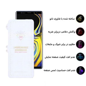 محافظ صفحه نمایش اپیکوی مدل Hydrogel مناسب برای گوشی موبایل سامسونگ Galaxy Note9/Note8
