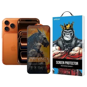محافظ صفحه نمایش حریم شخصی اپیکوی مدل Knight Privacy مناسب برای گوشی موبایل اپل iPhone 17 Pro / 17 / 16 Pro
