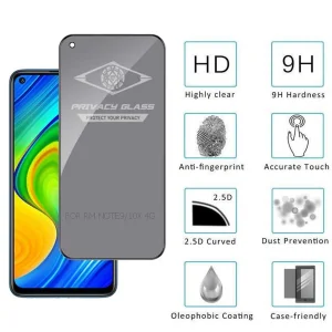 محافظ صفحه نمایش حریم شخصی اپیکوی مدل PvSight مناسب برای گوشی موبایل شیائومی Redmi Note 9/ Redmi 10X 4G