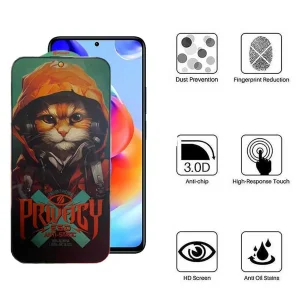 محافظ صفحه نمایش حریم شخصی اپیکوی مدل Privacy Hoodie Cat مناسب برای گوشی موبایل شیائومی Redmi Note 11 Pro Plus 5G (China) /  Note 11 Pro Plus 5G (India) / Note 11 Pro 5G (China) / Note 11 Pro 4G-5G