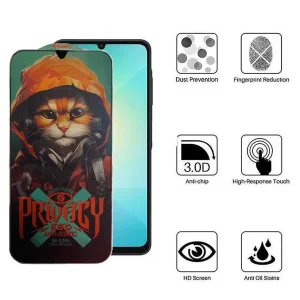 محافظ صفحه نمایش اپیکوی مدل Privacy Hoodie Cat مناسب برای گوشی موبایل سامسونگ Galaxy A05s/Samsung Galaxy A05/A70
