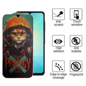 محافظ صفحه نمایش اپیکوی مدل Privacy Hoodie Cat مناسب برای گوشی موبایل سامسونگ Galaxy A05s/Samsung Galaxy A05/A70