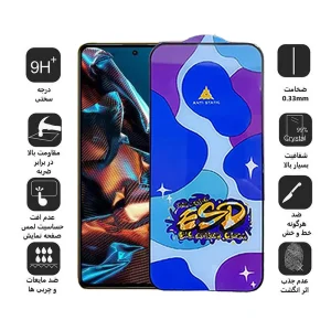 محافظ صفحه نمایش اپیکوی مدل Star ESD مناسب برای گوشی موبایل شیائومی Poco X5 Pro/Poco X5/Poco X4 Pro 5G/Poco X3 Pro/Poco X3 NFC/Poco X3