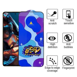 محافظ صفحه نمایش اپیکوی مدل Star ESD مناسب برای گوشی موبایل شیائومی Poco X5 Pro/Poco X5/Poco X4 Pro 5G/Poco X3 Pro/Poco X3 NFC/Poco X3