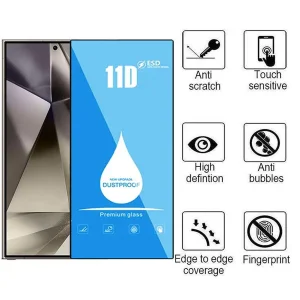 محافظ صفحه نمایش 11D اپیکوی مدل Blue ESD مناسب برای گوشی موبایل سامسونگ Galaxy S24 Ultra