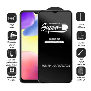 محافظ صفحه نمایش اپیکوی مدل Super 5D مناسب برای گوشی موبایل شیائومی Redmi 10A/ 9A/ 9C/ C31