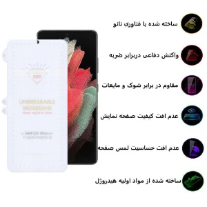 محافظ صفحه نمایش اپیکوی مدل Hydrogel مناسب برای گوشی موبایل سامسونگ Galaxy S21 Ultra