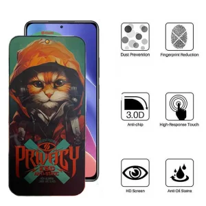 محافظ صفحه نمایش حریم شخصی اپیکوی مدل Privacy Hoodie Cat مناسب برای گوشی موبایل شیائومی Redmi K40 Ultra / K40 Gaming / K40 Pro Plus / K40 Pro / K40S / K40