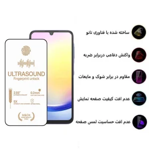محافظ صفحه نمایش اپیکوی مدل UltraSound مناسب برای گوشی موبایل سامسونگ Galaxy A24 4G/A25/A15 4G/5G /F34