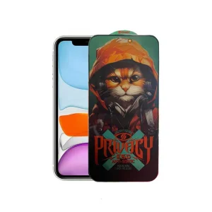 محافظ صفحه نمایش حریم شخصی اپیکوی مدل Hoodie Cat مناسب برای گوشی موبایل اپل iPhone 11/ Xr