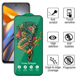 محافظ صفحه نمایش اپیکوی مدل Green Dragon ExplosionProof مناسب برای گوشی موبایل شیائومی Poco M5s 4G/ M4 Pro 4G/ Redmi Note 11 4G/Global/ Note 10 4G