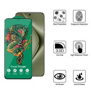 محافظ صفحه نمایش اپیکوی مدل Green Dragon ExplosionProof مناسب برای گوشی موبایل هوآوی Pura 70 Pro/ Pura 70 Ultra / Nova 12S/ Nova 12i
