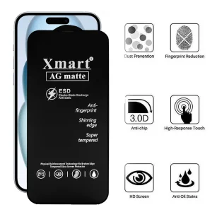 محافظ صفحه نمایش مات اپیکوی مدل Xmart Ag Matte مناسب برای گوشی موبایل اپل iphone 16/15/14 Pro