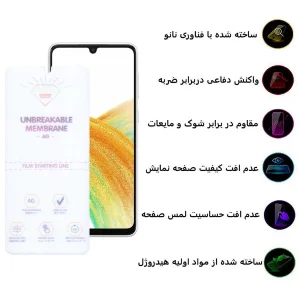 محافظ صفحه نمایش مات اپیکوی مدل Hydrogel-Matte مناسب برای گوشی موبایل سامسونگ Galaxy A33 /A32 4G/A31/A30S/A22 4G/A30/A50/A50s/A40s/A20/M32 4G/M30s/F41/F22