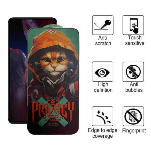 محافظ صفحه نمایش حریم شخصی اپیکوی مدل Privacy Hoodie Cat مناسب برای گوشی موبایل شیائومی Poco F5 Pro / F5 / F4 GT / F3 GT / F4 / F3