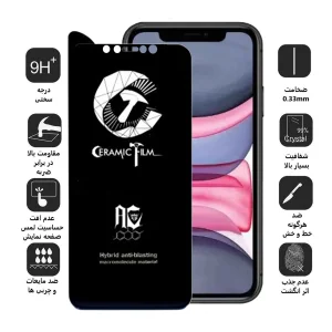 محافظ صفحه نمایش مات اپیکوی مدل CR7-M مناسب برای گوشی موبایل اپل iPhone 11/ XR